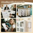 thumbnail image 3 of 16 Pack Clipboard 8.5 x 11 Letter Size Clip Boards Bulk, A4 Wooden Hardboard Office Clipboards Pack for Classroom, Work-Meetings, Brown, 3 of 4