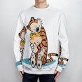 thumbnail image 4 of Calvin And Hobbes Unisex Sweater Long Sleeve Fall Casual Crewneck Tops Pullover Active Streetwear Fashion Sweatshirt 3XL, 4 of 6