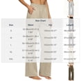 thumbnail image 6 of High Waist Straight Leg Pants for Womens Breathable Comfy Running Sports Trousers with Pockets L, 6 of 6