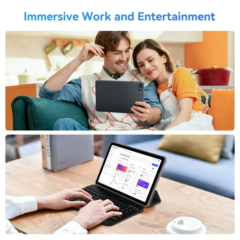 Tabwee Tablet 2025 Latest Android 15 Tablets T80, 10.5 inch Tablet