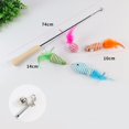 thumbnail image 4 of Cat Wand Toy Set Retractable Interactive Cat Teaser Wand Cat Stick for Cats, 4 of 10