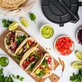 thumbnail image 6 of Chef Tacos Authentic Cast Iron Tortilla Press, 8 inch, Pre-Seasoned for a Flavorful, Fresh, Warm Corn or Flour Tortilla, 6 of 7