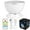 White, variant on Spencer Ocean Wave Projector, LED Starry Night Sky Projector Lamp with Remote Control Built-in Music Speaker Star Light Projection Lamp for Kids Living Bedroom Decoration "White"