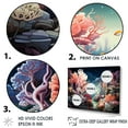 thumbnail image 3 of Designart "Coral'S Artistic Realm I" Coastal Coral Under Water Floater Framed Canvas Prints, 3 of 5