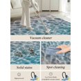 thumbnail image 5 of Water Ripple Area Rug for Bedroom 5x7 Ft Ocean Art Realistic Sea Sand Super Soft fuzzy Throw Rug Non-Slip Fluffy Plush Indoor Floor Carpet for Living Room Nursery Home Decor, 5 of 8