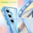 thumbnail image 3 of Dteck with Screen Protector Case for Samsung Galaxy S25,Compatible with Mag-Safe Slim TPU+PC Full-Body Stylish Shockproof Protective Transparent Cover,Blue, 3 of 6