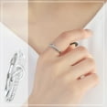 thumbnail image 4 of Xihbxyly Anillo de Compromiso con Forma de Corazón de Diamantes de Doble Capa para Mujer, Ideal para Bodas, Cumpleaños, San Valentín, Etc., 4 of 6