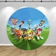 thumbnail image 5 of Fondo de fotografía circular para fiesta de cumpleaños de Paw Patrol, tema de cachorros, baby shower para niños, pancarta de fotos circular, 5 of 5