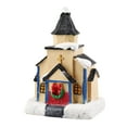 thumbnail image 2 of Christmas Village LED Lighted Houses with Figurines, Indoor Room Decor Collectible Buildings (Requires 3 AAA Batteries),C, 2 of 6