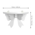 thumbnail image 3 of GOOHOCHY Estante de madera para pajaritas, estante de almacenamiento de pared, estante de oficina, estilo nórdico, pequeño estante decorativo de pared para dormitorio, sala de estar, cocina y oficina., 3 of 8