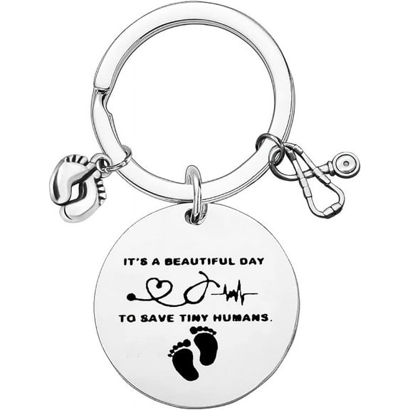 Appreciation Gift Keychain NICU Nurse Gift Midwife Keyring for Sister Thank You Gift for Nicu Registered Nurse Doula Nurse Gift Retirement Gift Birthday Nurses Day Keychain Thanksgiving Day Gift