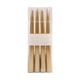 thumbnail image 2 of Velas Cónicas Bañadas En Parafina 4 velas cónicas doradas, 4 velas de cera de asta larga para decoración romántica de bodas y restaurantes (doradas) JASKFLY, 2 of 9