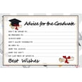 thumbnail image 6 of 5 Pcs Graduation Wish Cards – Advice Cards for High School, College, Senior School – 15 cm Grad Party Supplies – Keepsake Set – 1 Set, 6 of 7