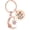 Rose Gold, variant on Cremation Jewelry Urn Keychain for Ashes for Women Men Stainless Steel Crescent Moon and Sun Rose Key Ring for Human Pet Ash Holder