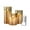 Gold, variant on 3 Pcs Led Electronic Candle Lamp With Remote Control, Battery Operated Realistic Flame LED Pillar Candles Festival Home Decoration