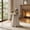 Gray, variant on 31.5" Round Dining Table Kitchen Table for 2-4 People, Wood Dinning Room Tables with Pedestal Base, Farmhouse Round Space Saving Dinner Tables for Kitchen, Dining Room