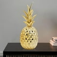 thumbnail image 1 of Decoración de piña de cerámica, regalos de adorno de piña, estatua de decoración de piña para el hogar, librería, mesa, decoración de oficina, Macarena Figura de piña, 1 of 8