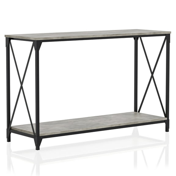 Furniture of America Acres 1-Shelf Console Table, Gray