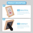 thumbnail image 4 of CATIEBYE 3Pcs Wooden Display Photo Frame Assorted Colors Stylish Simple Frame for Home Decoration, 4 of 6
