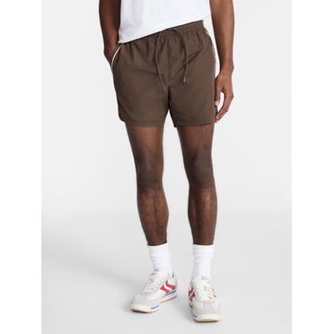 No Boundaries Nylon Track Shorts, 6" Inseam, Men's XS-5XL