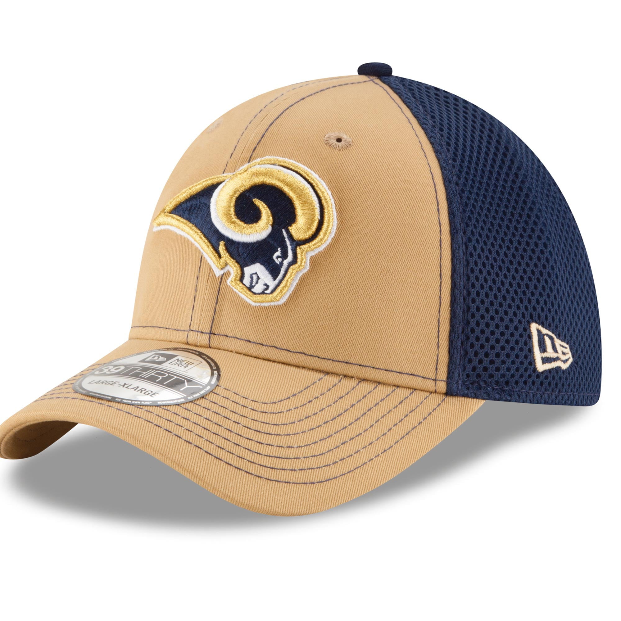 Los Angeles Rams New Era Youth Team Front Neo 39THIRTY Flex Hat - Gold