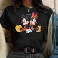 thumbnail image 1 of KISS Mickey and Minnie Cute Women's Top O-Neck Summer Women's T-Shirt Kawaii Mickey Mouse Casual TopXXL Gao Jinjia LED, 1 of 2