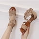 thumbnail image 3 of Sandalias con tiras cruzadas para mujer Sandalias de playa de verano Sandalias de vestir para fiestas y vacaciones, 3 of 9