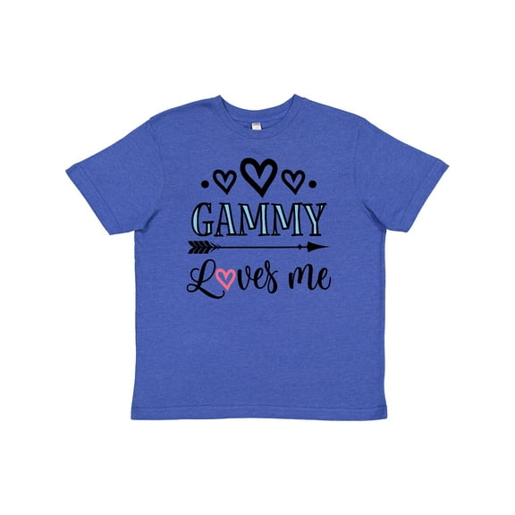 Inktastic Gammy Loves Me Grandchild Youth T-Shirt