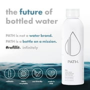 PATH Water Ultra-Purified Still Water, 20 fl oz, 4 pack Aluminum Bottles