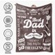 thumbnail image 3 of LHSHID Gifts for Dad Father's Day Dad Birthday Gifts Dad Gifts from Daughter Best Dad Gifts Ideas Gifts for Dad Blanket Gifts for Fathers' Day Thanksgiving Day Christmas 60"x80", 3 of 7