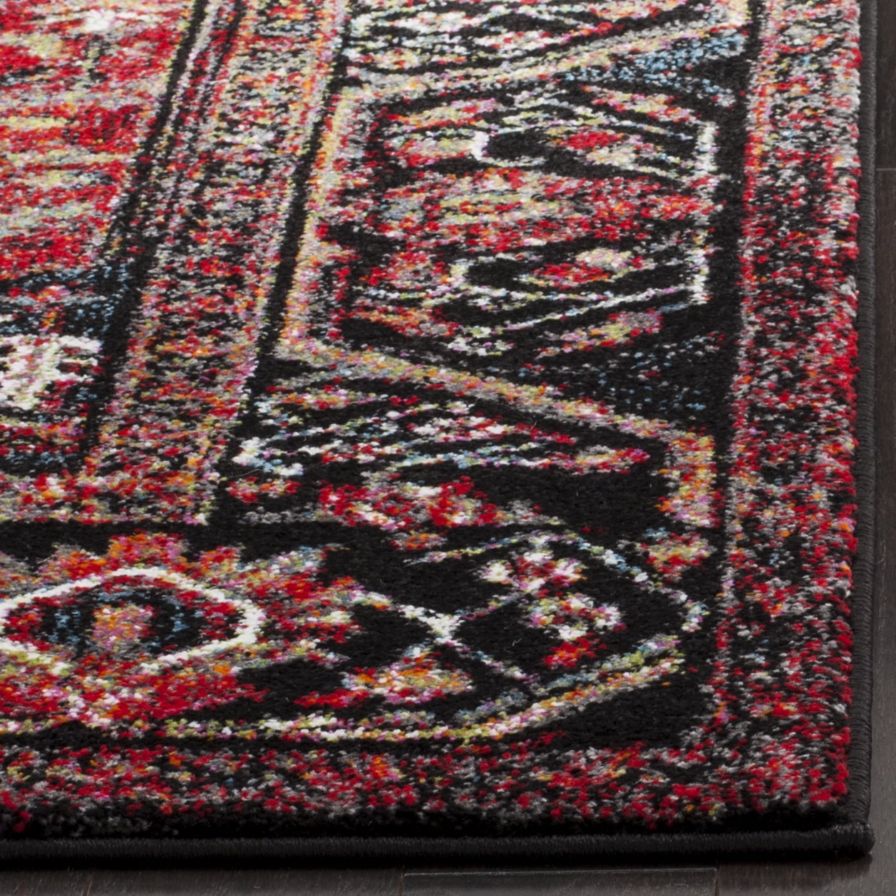 SAFAVIEH Vintage Hamadan Farran Traditional Runner Rug, Red/Multi, 2'3" x 16'