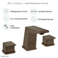 thumbnail image 6 of Carre 8 in. Widespread, 2-Handle, Bathroom Faucet in Oil Rubbed Bronze, 6 of 10