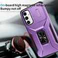 thumbnail image 5 of Funda para GANGXUN Samsung Galaxy A34 5G - Soporte metálico, Función magnética, Morado, 5 of 5