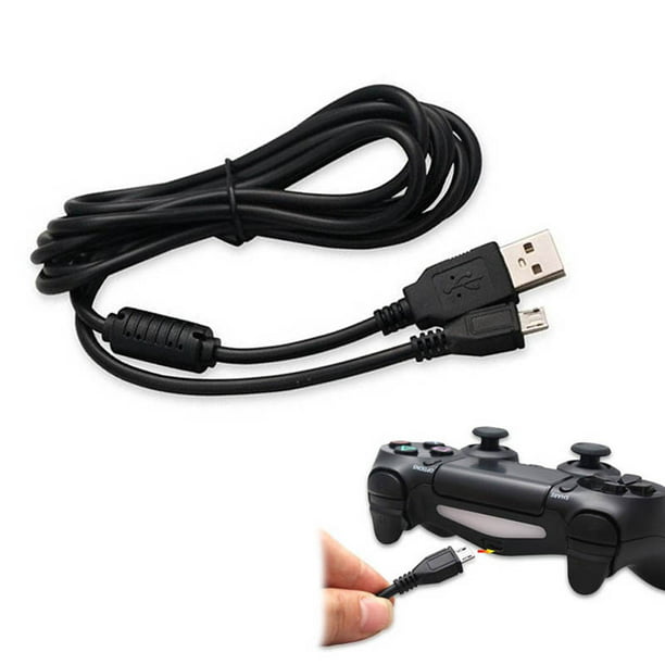 Jbhelth Micro Data Charging Cable 2-In-1 Charger For Sony PS4 Slim Game - Walmart.com