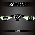 thumbnail image 2 of Attack Graphics Elite Number Plate Backgrounds for Kawasaki KLX110 2002, 2 of 3