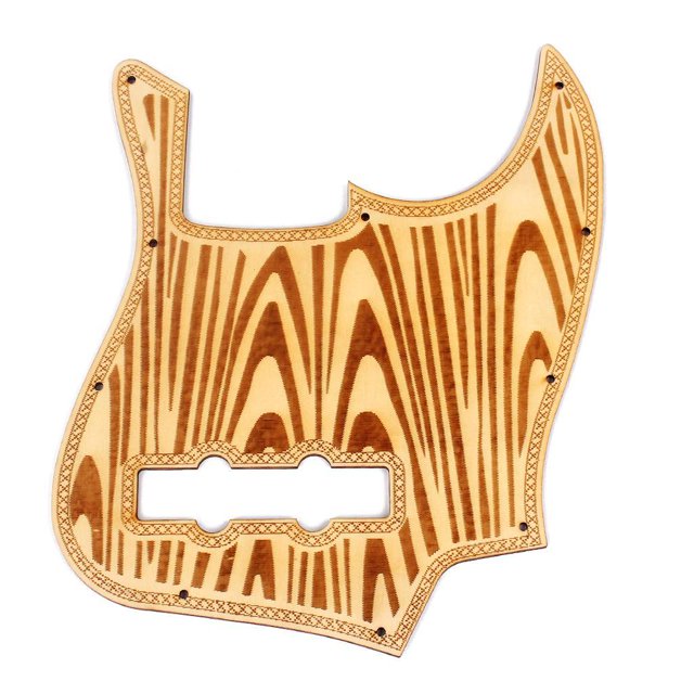 Relplacement Maple Pickguard Scratch Plate Para Bajo De Bass Guitar Gloria Pickguard de guitarra