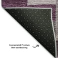 thumbnail image 3 of Addison Rugs Mayfield Washable Transitional Geometric Merlot Rectangle Rug, 8' x 10', 3 of 6