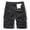 Black, variant on Big and Tall Cargo Shorts Work Shorts for Men Pockets Zipper Shorts Solid Color Casual Comfy Loose Fit Holiday Fitness Workwear Pants Army Green S