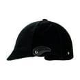thumbnail image 2 of Casco de cabello Equipo de equitación Equipo profesional Equipo ecuestre de terciopelo negro para hombres Capilla de casco ecuestre, 2 of 8