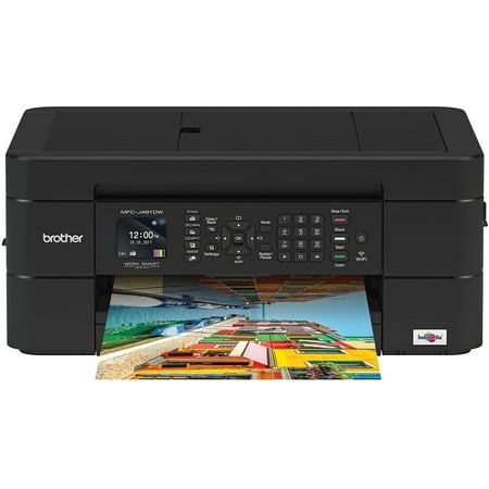 Brother Wireless All-in-One Inkjet Printer, MFC-J491DW, Multi-Function Color Printer, Duplex Printing, Mobile Printing