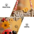 thumbnail image 3 of Houderco 2Ud Colgante De Bienvenida Para Puerta Con De Girasol Y Mariquita En Resina Para, 3 of 6