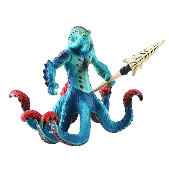 Monsters Figurine Various Water Crab Octopus Ice Demon Cattle Black Panther Monsters Model Ornament PVC Mythical Animal Statue Model Decoration Kids Educational Toy
