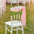 thumbnail image 5 of Lloopyting Clearance Ribbon Chair Covers Holiday Party Decorative Chair Cover Bow Back Flower Elastic Bandage Sequin Bandage Home Decor Room Decor 4*4*2cm, 5 of 5