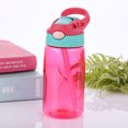 thumbnail image 4 of 500ml Plastic Portable Outdoor Travel Sport Straw Drinking Water Bottle Kettle, 4 of 7