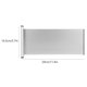 thumbnail image 2 of FUTUREORYY 2Ud Portanombre De Aluminio Para Pared Con Acabado Elegante Y Uso, 2 of 7