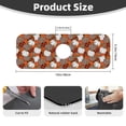 thumbnail image 2 of Vsdgher Various Pumpkins Kitchen Sink Splash Guard Faucet Mat -1 PC Super Absorbent Fast Drying Mat Sink Gadgets-Splash, Bathroom,Sink Mat,(15" X 5.5" ), 2 of 7