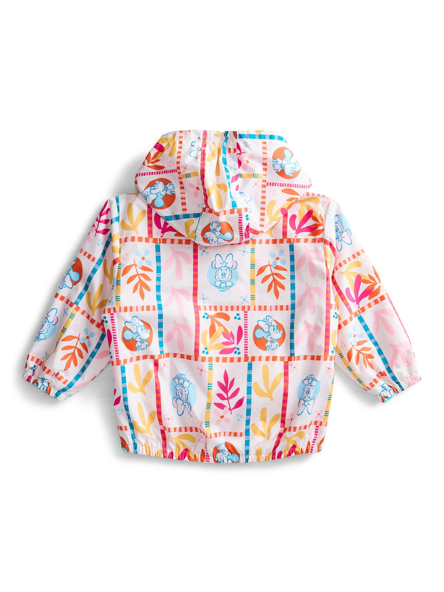 Character Toddler Girl Half- Zip Windbreaker with Hood, Sizes 2T-5T