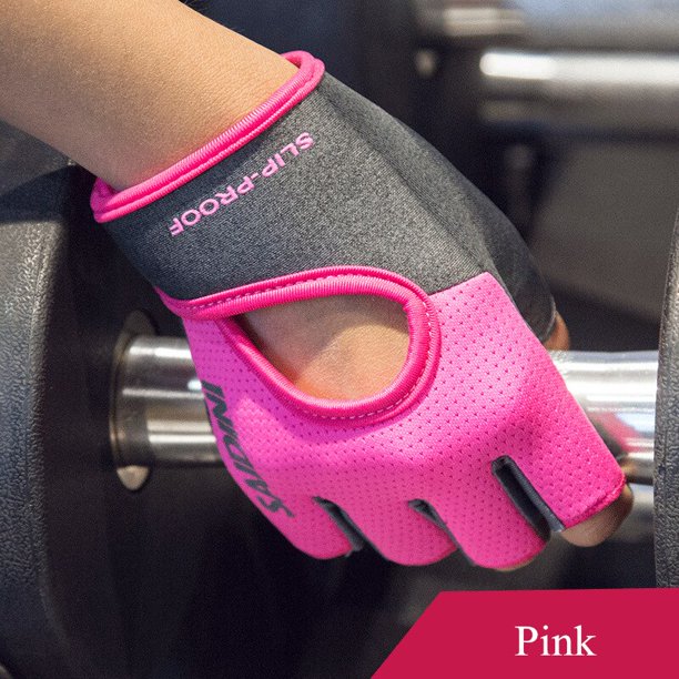 Guantes de medio dedo antideslizantes para mujer, mancuernas para gimnasio, Fitness, deportes, ejercicio, levantamiento de pesas, Yoga, ciclismo, equipo de entrenamiento Fivean Guantes deportivos