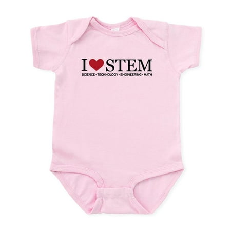

CafePress - I Love STEM Body Suit - Baby Light Bodysuit Size Newborn - 24 Months