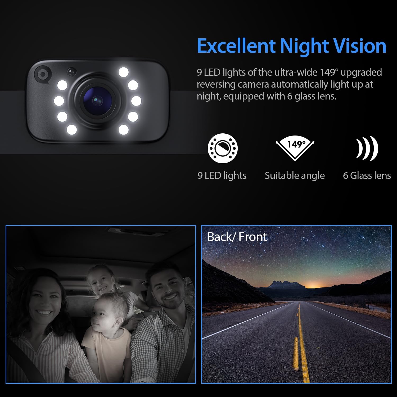 eRapta 7" Backup Camera System with Monitor and Night Vision photo 2